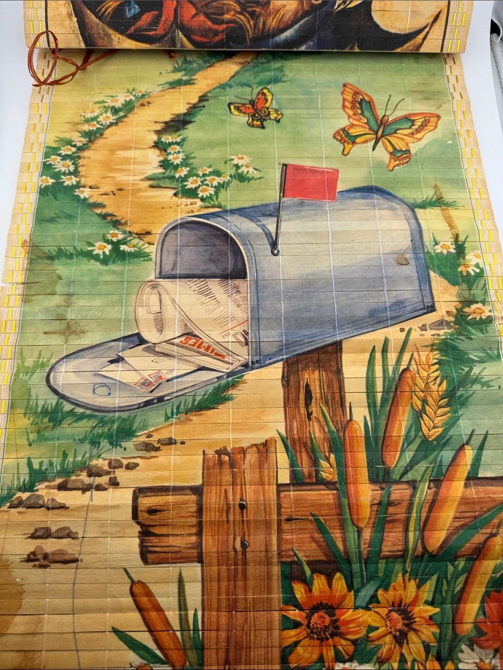 Vintage 1985 “Friends Are Forever” Reed Wall Hanging Calendar | Double sided